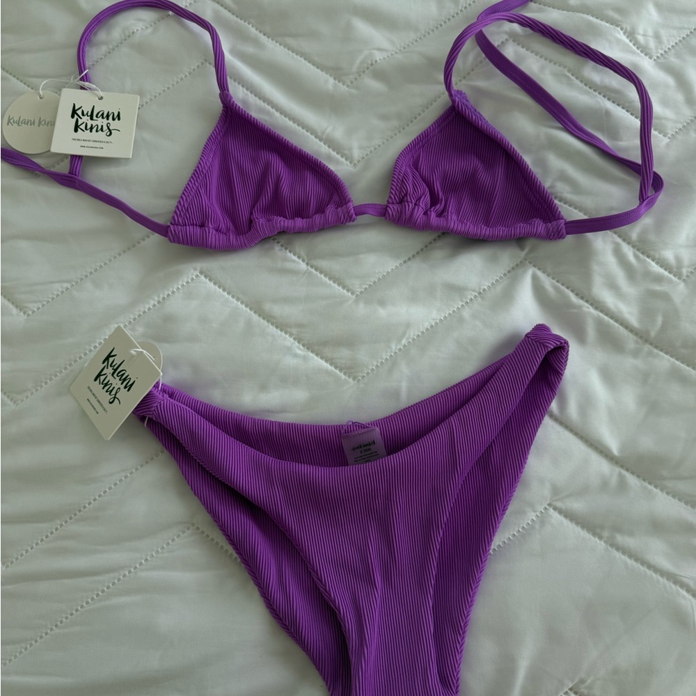 Kulani Kinis Vibrant Purple Bikini Set